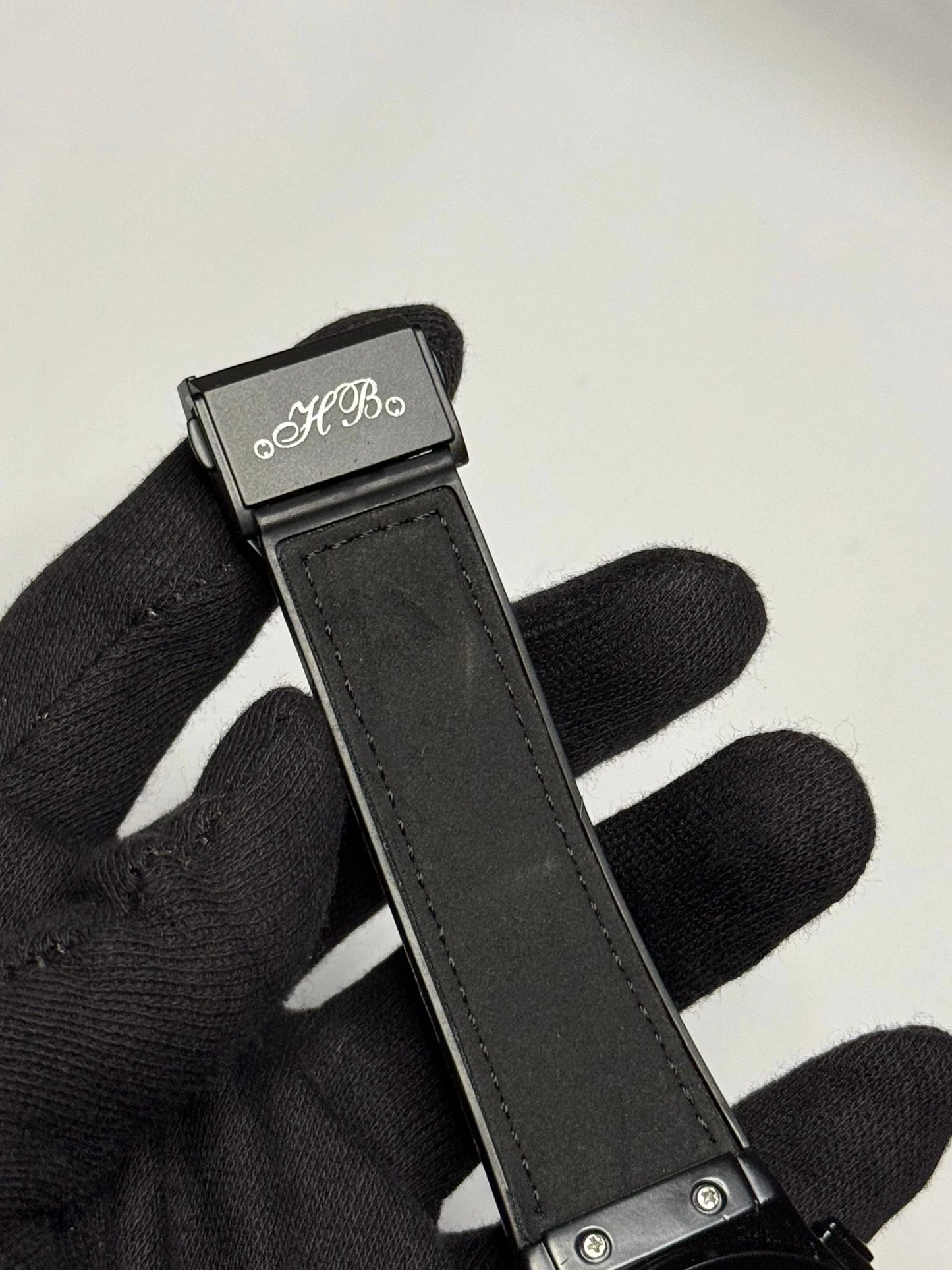 HB With Leather Strap Watch